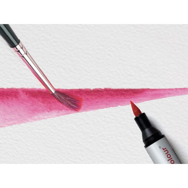 Application d'un Promarker Aquarelle puis activation à l'eau