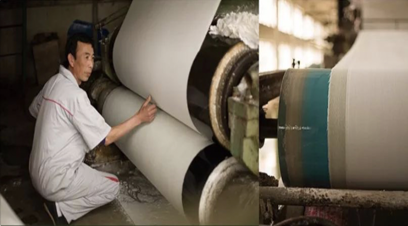 Fabrication du papier aquarelle Baohong à la manufacture