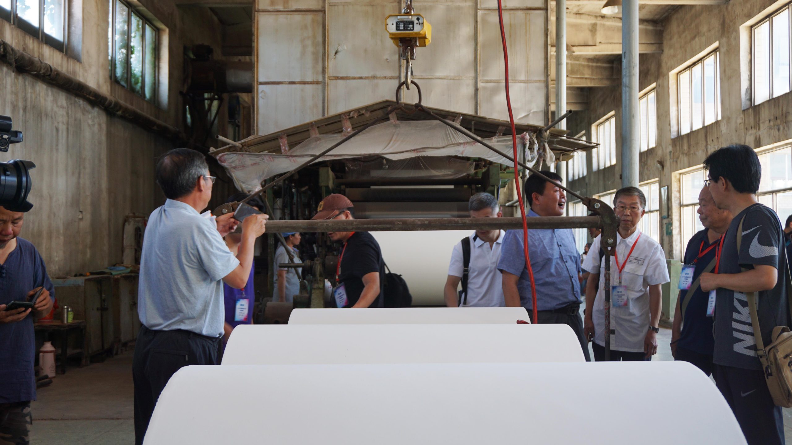 Atelier de fabrication du papier aquarelle Baohong
