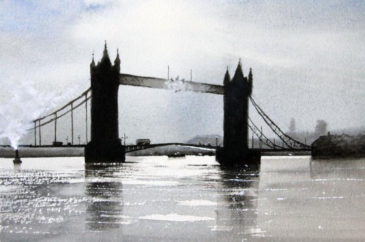 Aquarelle sur Baohong Masters grain fin