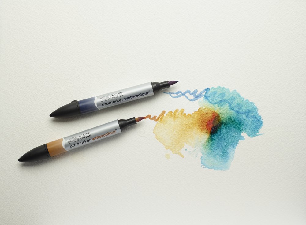 Pigments intenses et transparents des Promarker Aquarelle