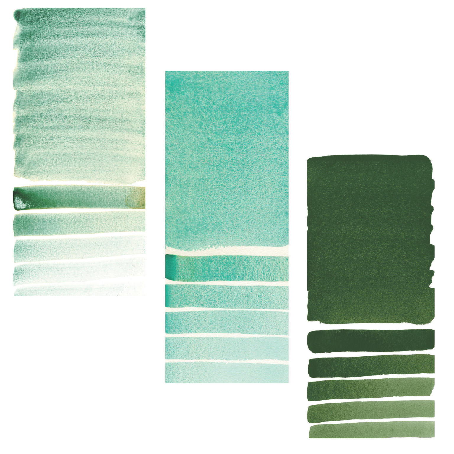 différence entre des aquarelle opaque et transparente