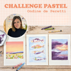 Matériel Challenge pastels...