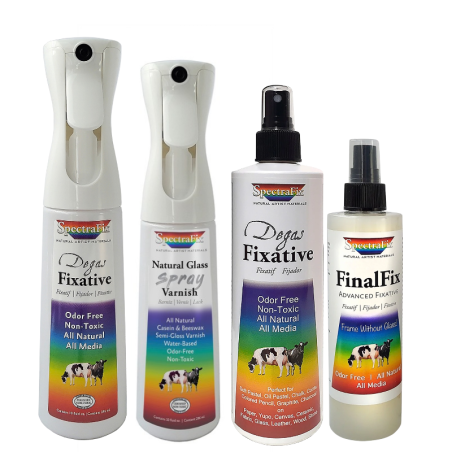Fixatif et vernis SpectraFix, naturels pour l'aquarelle