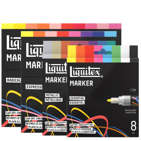 Marqueurs acryliques Liquitex Marker | Aquarelle et Pinceaux