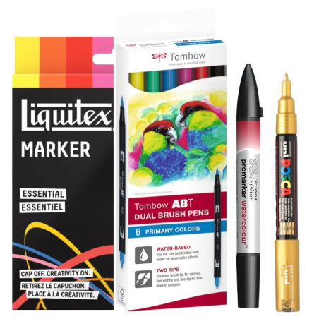 Coffret feutres cadeau | Aquarelle et Pinceaux