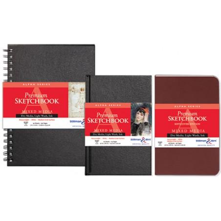 Carnet Stillman & Birn Série Alpha 150g blanc