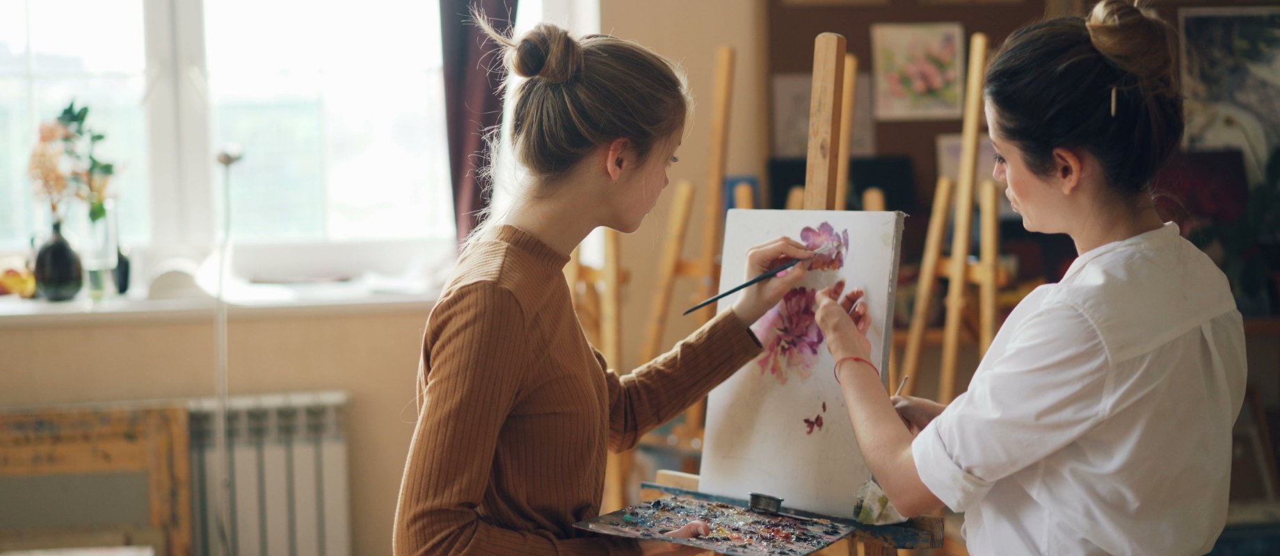 Avantages étudiants Aquarelle et Pinceaux