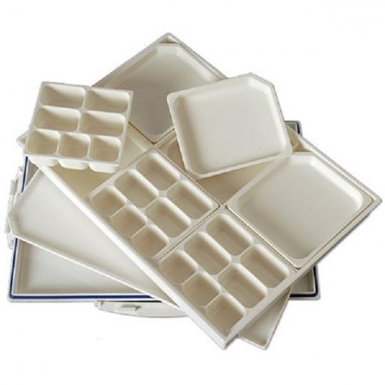 Set de palette hermétique Peacock 35 x 25 x 5,5cm 