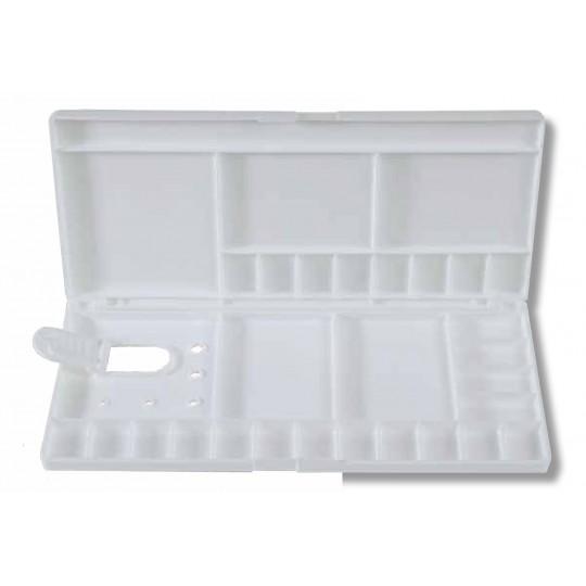 Palette plastique pliante grand format 24 godets 30x13.5cm