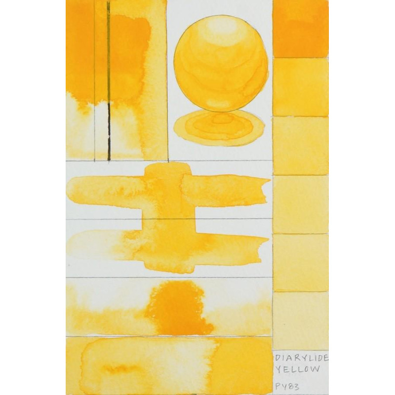 Jaune diarylide  Aquarelle Tube 11ml QoR