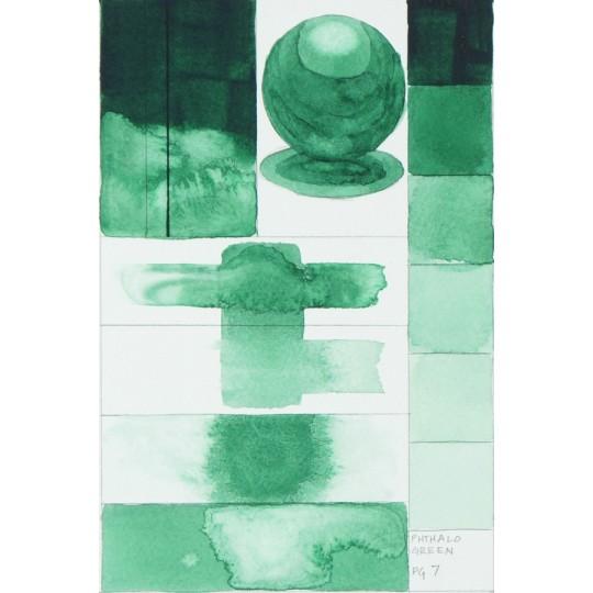 Vert de phtalo (nuance bleue)  Aquarelle Tube 11ml QoR