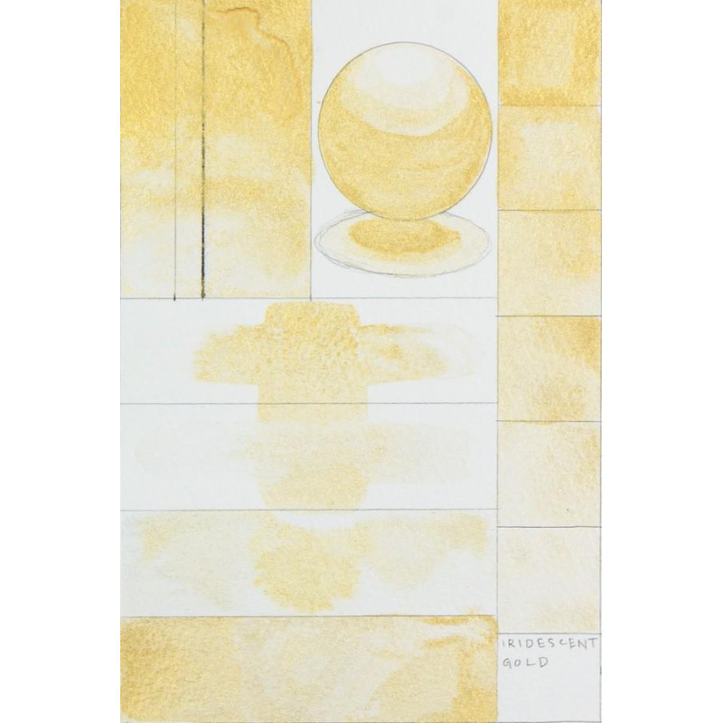 Or iridescent (fin)  Aquarelle Tube 11ml QoR