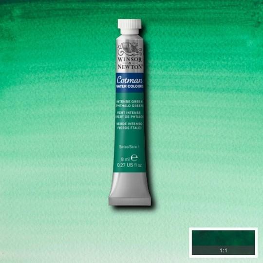 Vert intense (Phtalo) - Aquarelle tube 8 ml Cotman