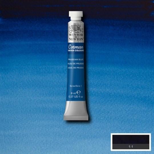 Bleu de Prusse  - Aquarelle tube 8 ml Cotman