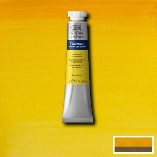 Nuance de jaune de cadmium  - Aquarelle tube 21 ml Cotman