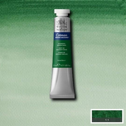 Vert de Hooker foncé - Aquarelle tube 21 ml Cotman