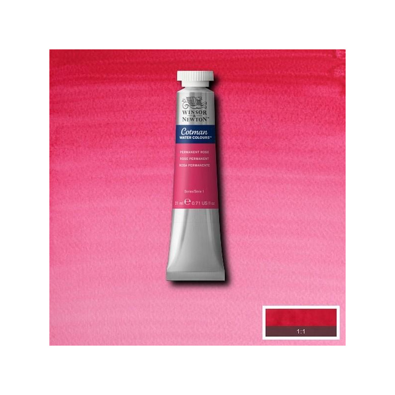 Rose permanent  - Aquarelle tube 21 ml Cotman