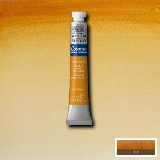 Terre de Sienne naturelle - Aquarelle tube 21 ml Cotman