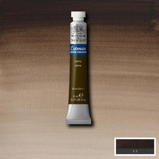Sépia  - Aquarelle tube 21 ml Cotman