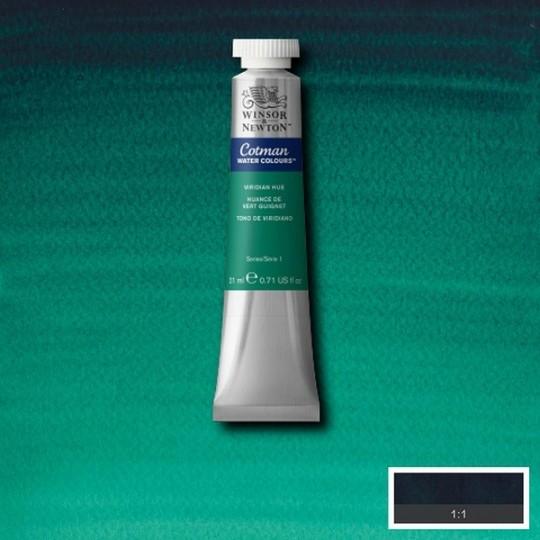 Nuance de Vert de Guignet  - Aquarelle tube 21 ml Cotman