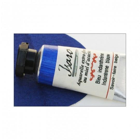 Bleu indanthrène - Aquarelle extra-fine tube 7ml Isaro