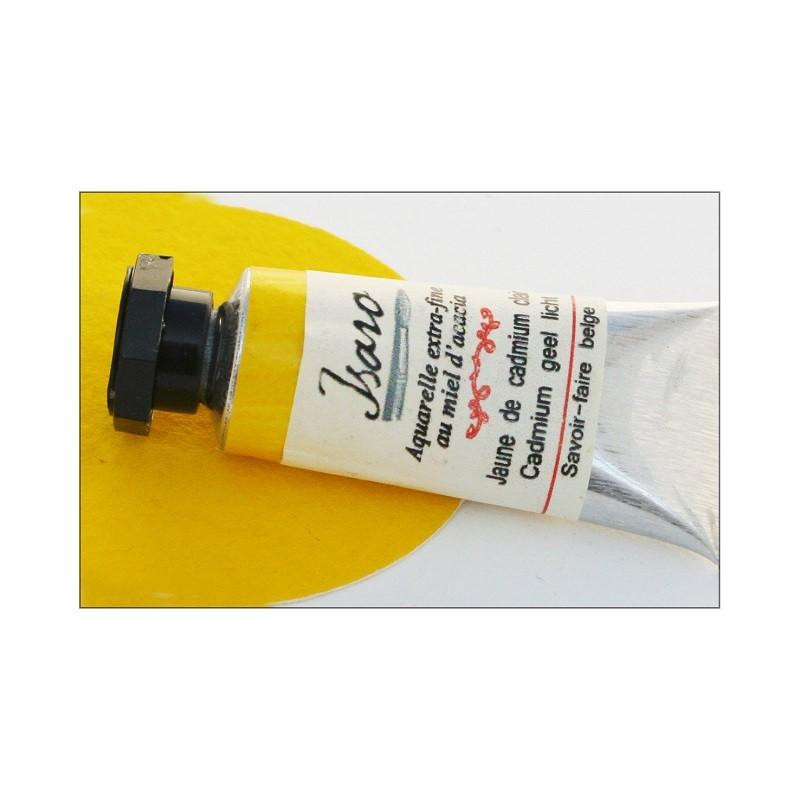 Jaune de cadmium clair - Aquarelle extra-fine tube 7ml Isaro