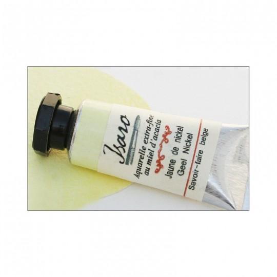 Jaune de nickel - Aquarelle extra-fine tube 7ml Isaro