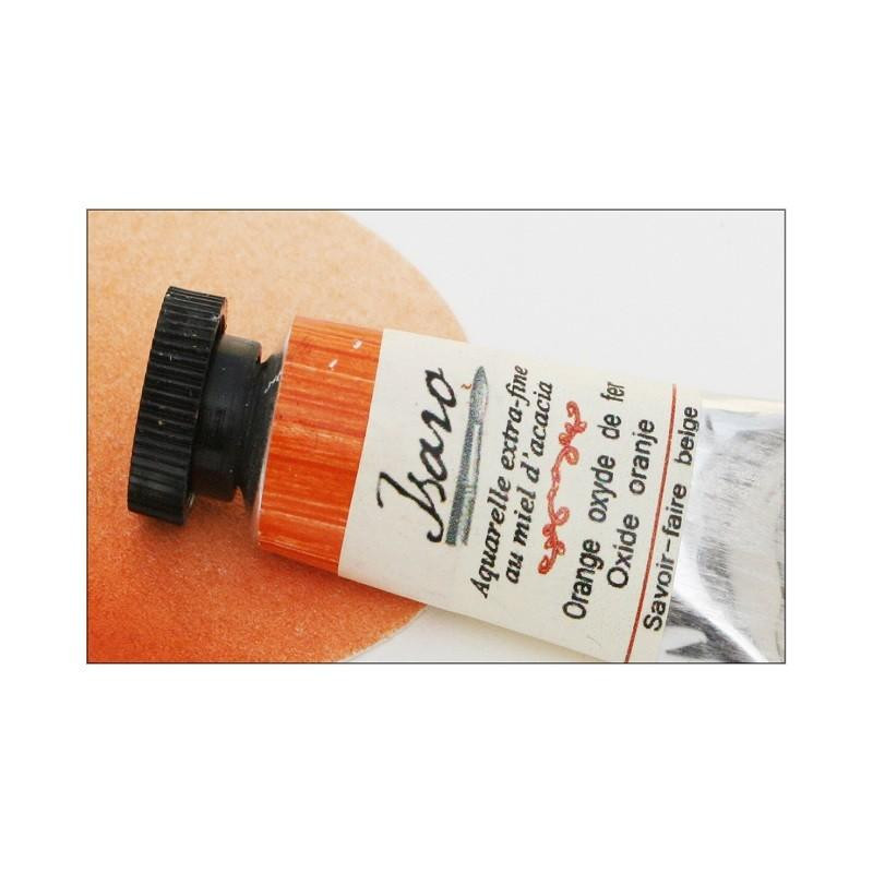 Orange oxyde de fer - Aquarelle extra-fine tube 7ml Isaro