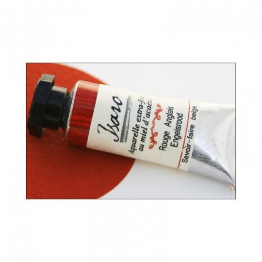 Rouge Anglais - Aquarelle extra-fine tube 7ml Isaro