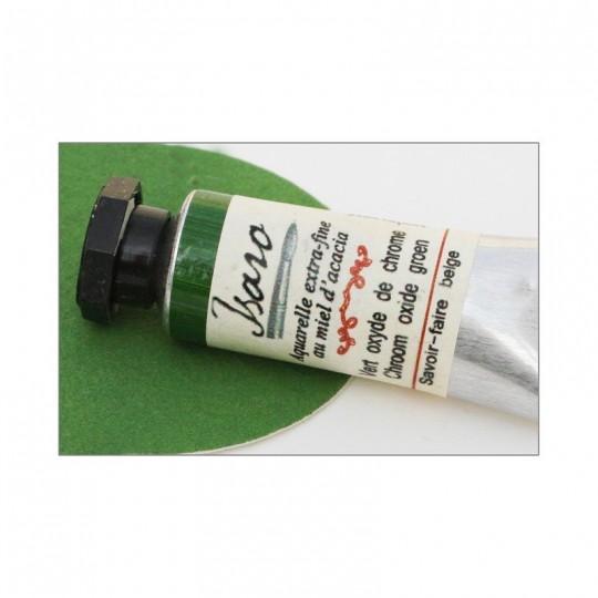 Vert oxyde de chrome - Aquarelle extra-fine tube 7ml Isaro