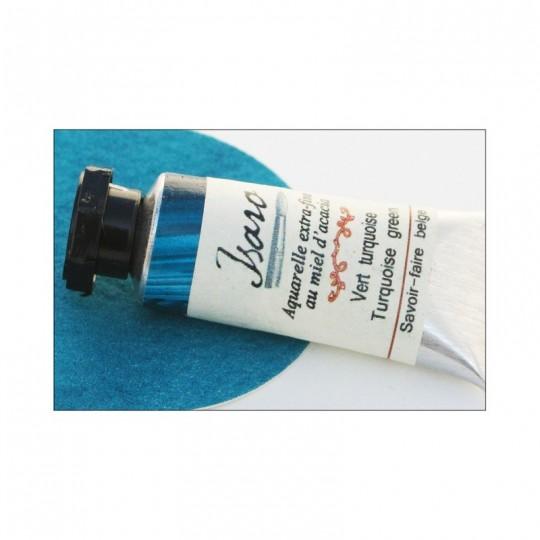 Vert turquoise - Aquarelle extra-fine tube 7ml Isaro