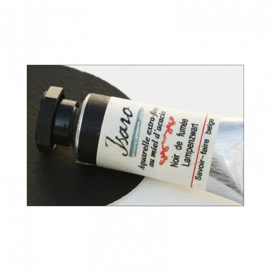 Noir de fumée - Aquarelle extra-fine tube 7ml Isaro