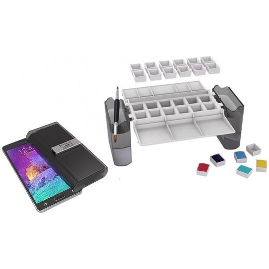 Palette Portable Painter 12 ½ godets réservoirs et pinceaux