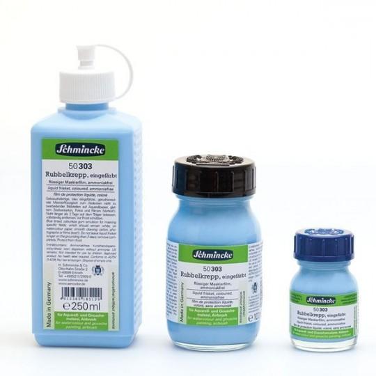 Liquide de masquage bleu flacon 100 ml Schmincke