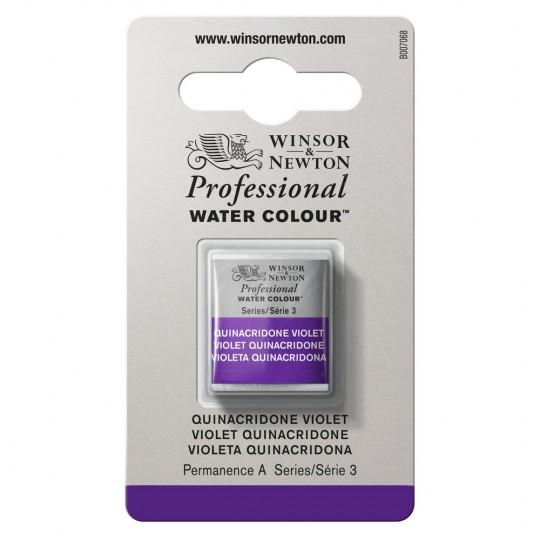 Violet quinacridone - Aquarelles 1/2 Godet Winsor & Newton