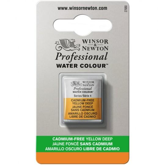 Jaune foncé sans cadmium - Aquarelles 1/2 Godet Winsor & Newton