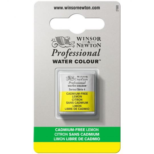 Citron sans cadmium - Aquarelles 1/2 Godet Winsor & Newton