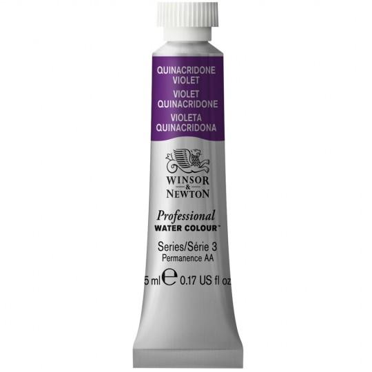 Violet quinacridone - Aquarelles Tube 5 ml Winsor & Newton