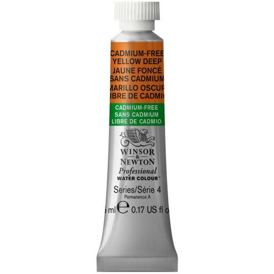 Jaune foncé sans cadmium - Aquarelles Tube 5 ml Winsor & Newton