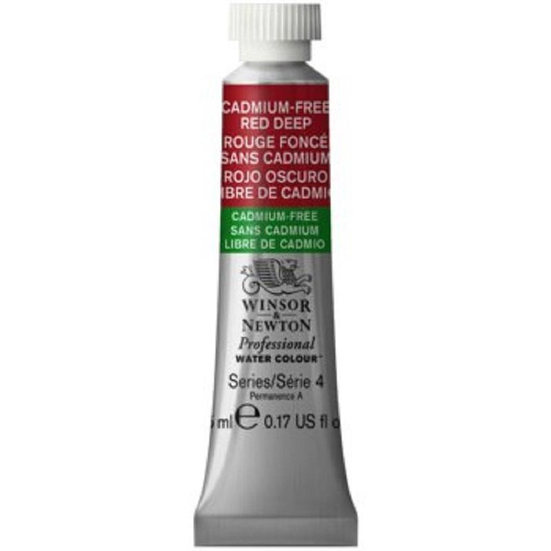 Rouge foncé sans cadmium - Aquarelles Tube 5 ml Winsor & Newton