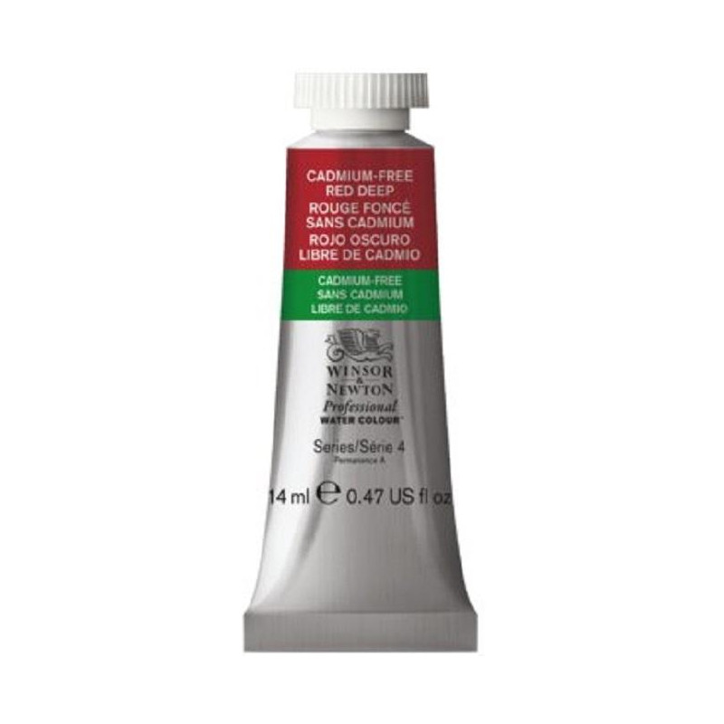 Rouge foncé sans cadmium - Aquarelles Tube 14 ml Winsor & Newton