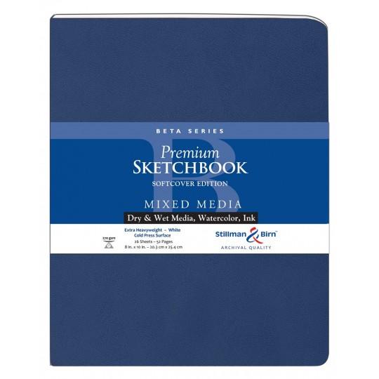 Carnet Stillman & Birn Beta softcover 25x20 26f 270g grain fin portrait