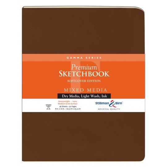 Carnet Stillman & Birn Gamma softcover 25x20 46f 150g vélin ivoire portrait