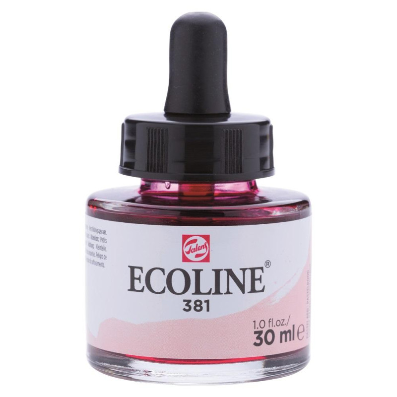 Rouge pastel - Encre aquarelle Ecoline 30ml de Talens