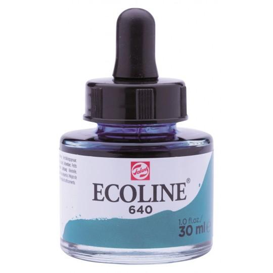 Vert bleuâtre - Encre aquarelle Ecoline 30ml de Talens