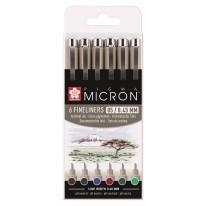 Set de 6 Pigma micron 05 Terre