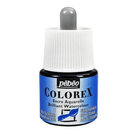 Bleu outremer - Encre aquarelle Colorex 45ml Pébéo