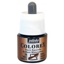 Tabac - Encre aquarelle Colorex 45ml Pébéo