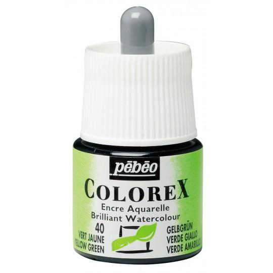 Vert jaune - Encre aquarelle Colorex 45ml Pébéo